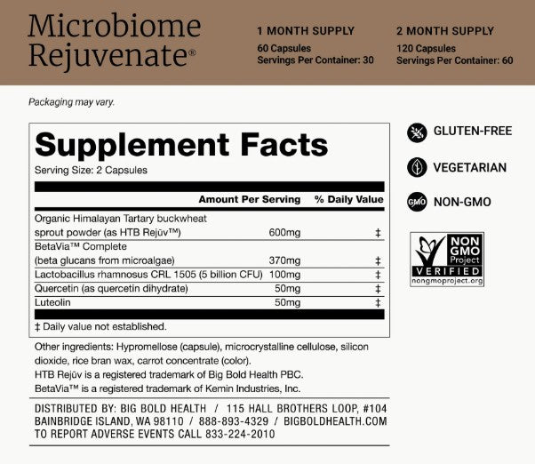 Big Bold Health Microbiome Rejuvenate