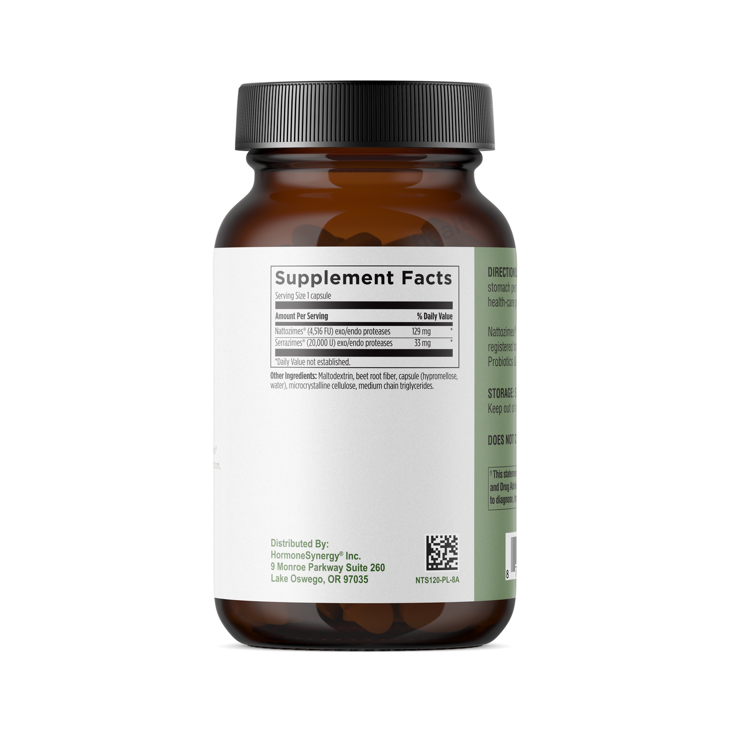 RetzlerRx® Systemic Enzyme Complex Nattokinase and Serrapeptase to support systemic enzyme activity, circulation, and inflammatory balance