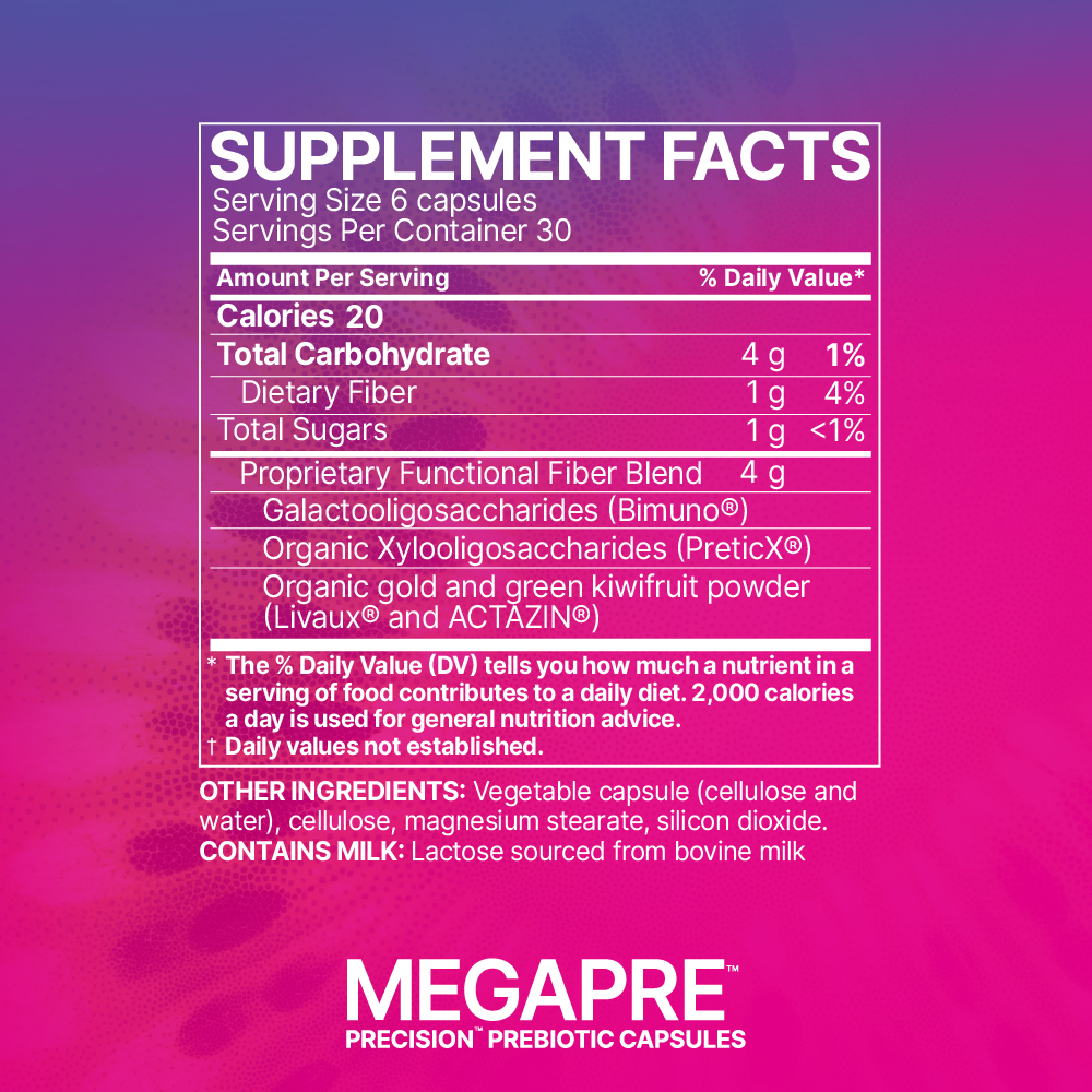 Mega Prebiotic (Precision Prebiotic for Microbiome Support)