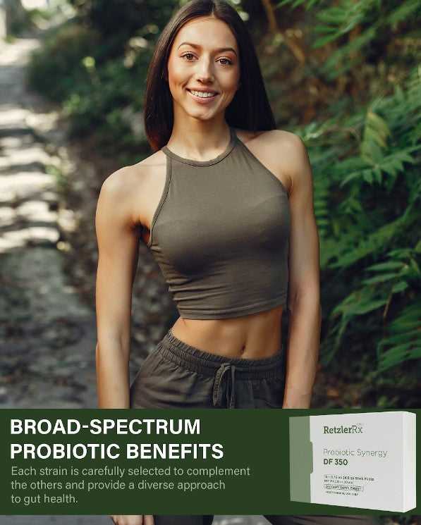 Probiotic Synergy DF350 – Ultra-High Potency, Multi-Strain Probiotic Probiotic Dr. Retzler’s Line of Premier Supplements HormoneSynergy
