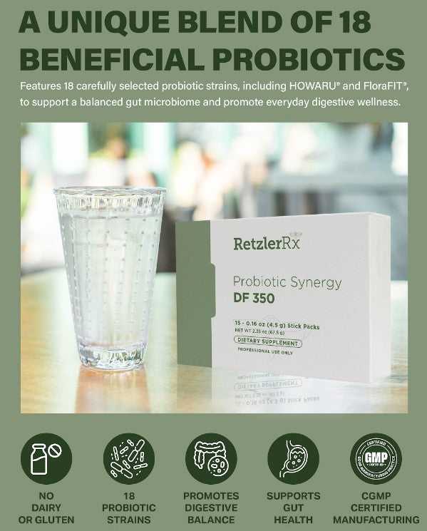 Probiotic Synergy DF350 – Ultra-High Potency, Multi-Strain Probiotic Probiotic Dr. Retzler’s Line of Premier Supplements HormoneSynergy