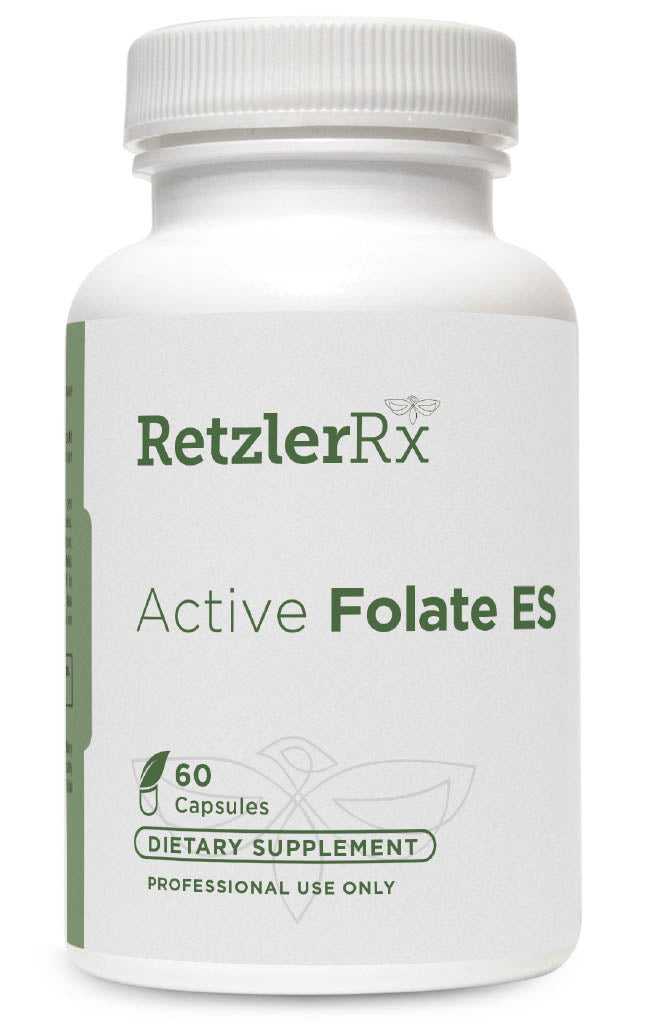 5-MTHF Extra Strength active folate supplement by RetzlerRx supporting methylation and cardiovascular healthHormoneSynergy