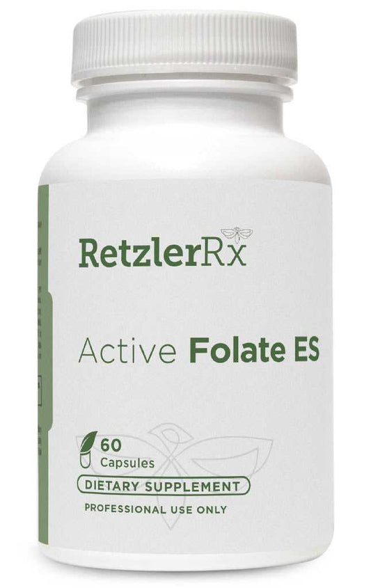 5-MTHF Extra Strength active folate supplement by RetzlerRx supporting methylation and cardiovascular healthHormoneSynergy
