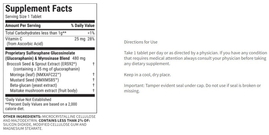 Avmacol® Extra Strength – Sulforaphane Detox & Immune Support - 30 / 75 Tablets
