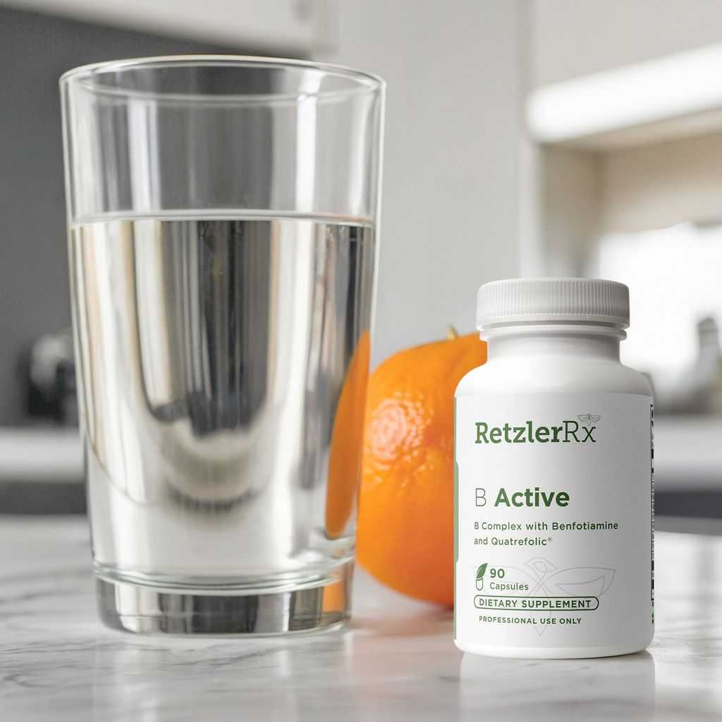 B Active Complex – Advanced Vitamin B Complex with Methylated B12 & Folate 5-MTHF / Methylation Dr. Retzler’s Line of Premier Supplements HormoneSynergy