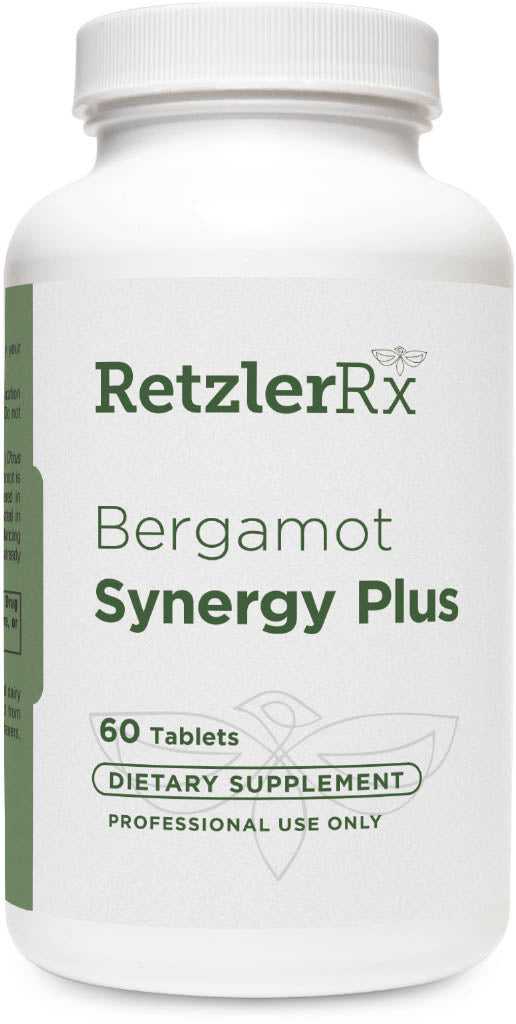 RetzlerRx Bergamot Synergy Plus with bergamot and amla for cardiovascular, lipid, metabolic, and antioxidant support
