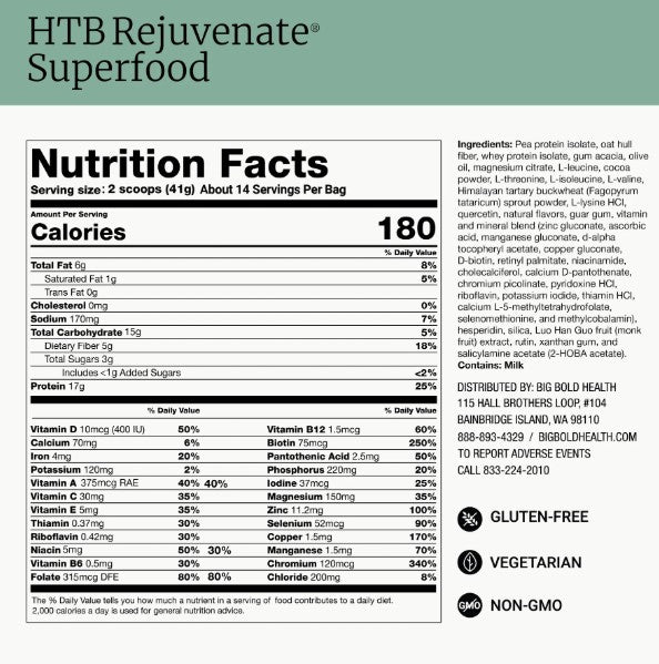 Big Bold Health HTB Rejuvenate Superfood