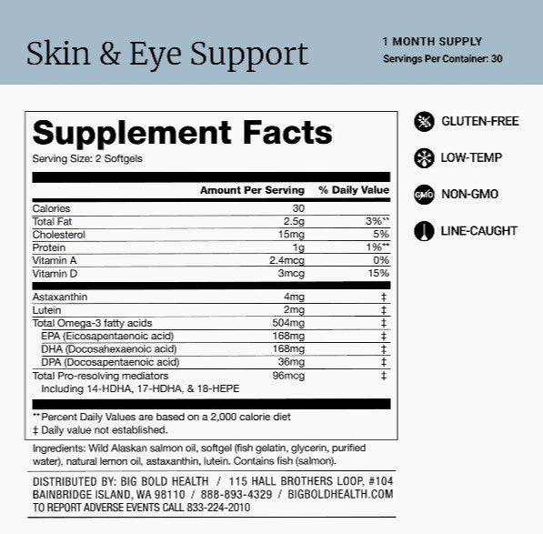 Big Bold Health Skin & Eye Support