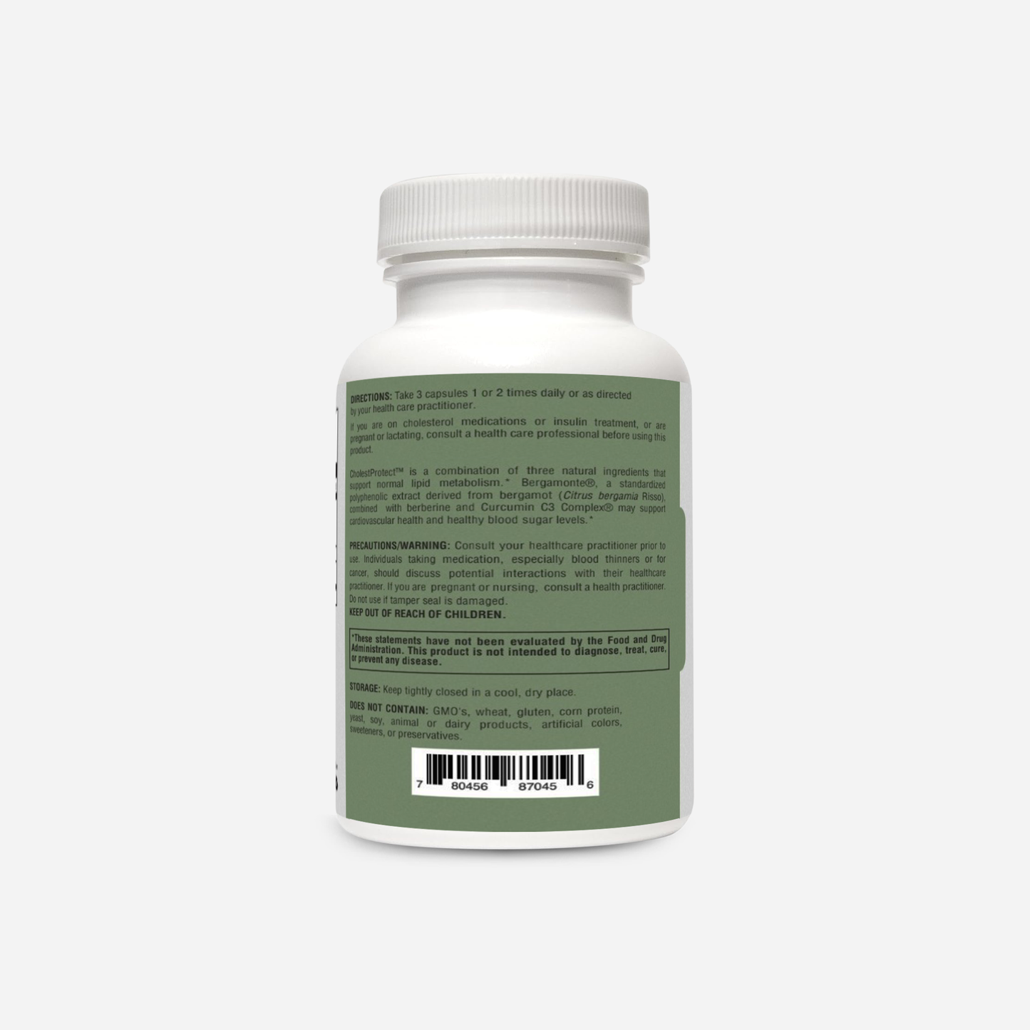 Cholest Protect - Citrus Bergamot, Curcumin and Berberine Cardiovascular Support Cardiometabolic & Heart Health Collection HormoneSynergy