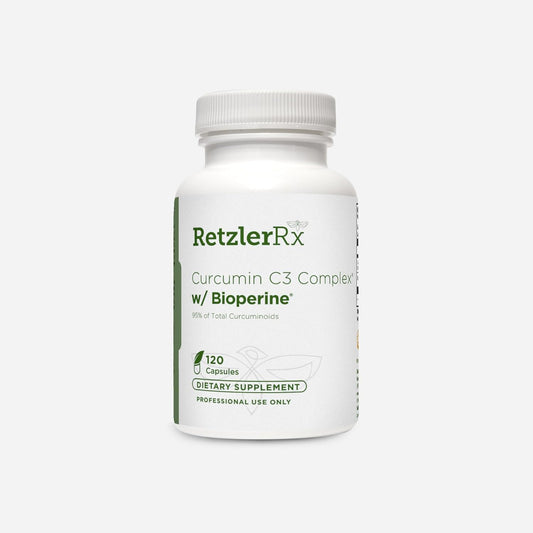 RetzlerRx® Curcumin C3 Complex 500 mg. | High-Absorption Turmeric Extract with BioPerine®
