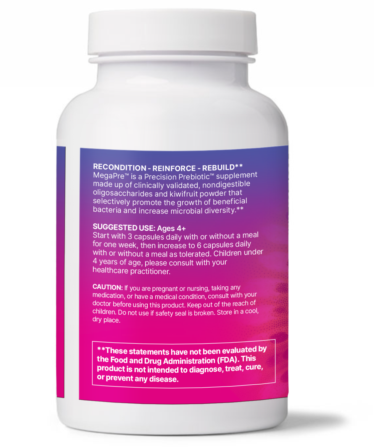 Mega Prebiotic (Precision Prebiotic for Microbiome Support)