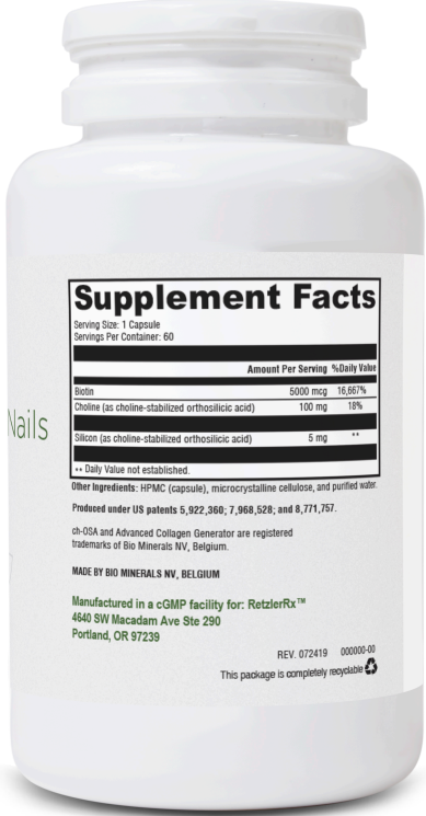 Hair, Skin & Nails Formula – Advanced Collagen Generator with ch-OSA® by RetzlerRx® Bone and Joint Health Dr. Retzler’s Line of Premier Supplements HormoneSynergy