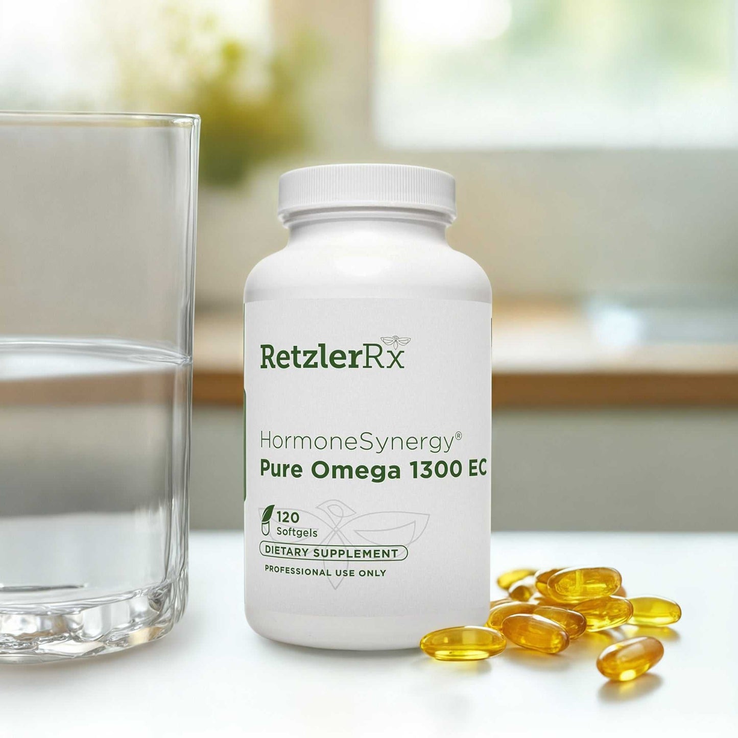 Pure Omega 1300 EC – MaxSimil® Monoglyceride Fish Oil 60 caps Cardiometabolic & Heart Health Collection HormoneSynergy
