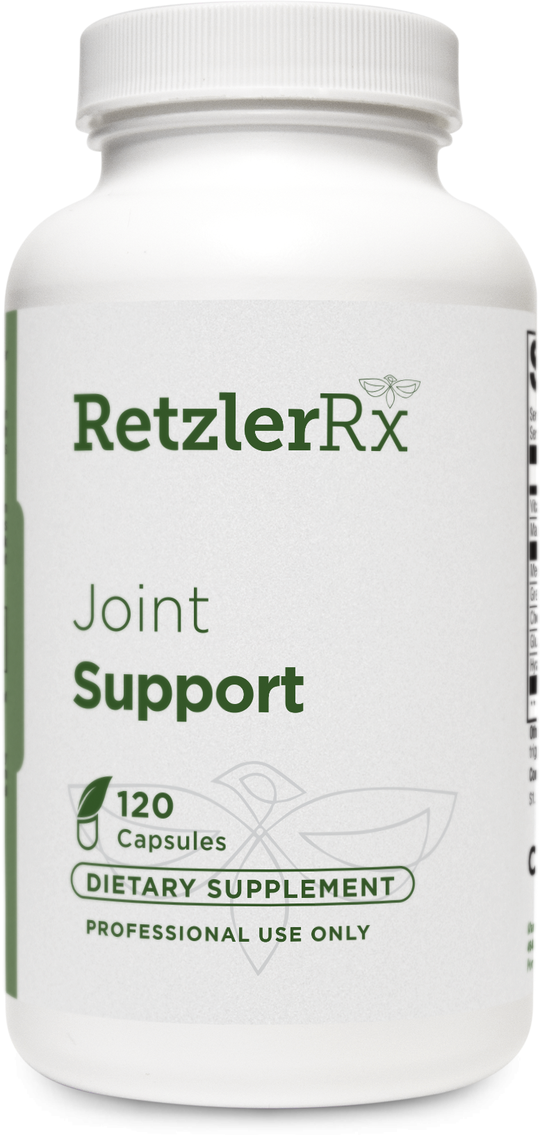 RetzlerRx Joint Support DJD with glucosamine, chondroitin, MSM, and green-lipped mussel for joint comfort and mobility support