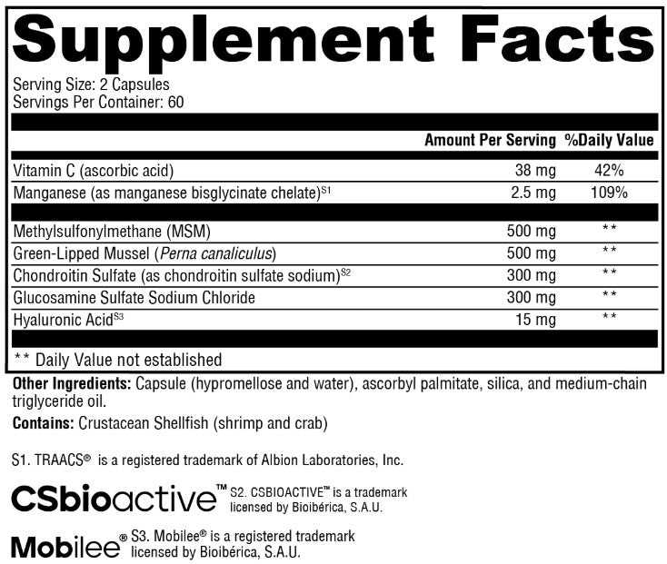 RetzlerRx® Joint Support DJD – Advanced Mobility & Cartilage Formula Dr. Retzler’s Line of Premier Supplements HormoneSynergy