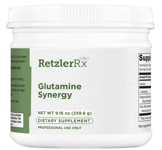 Glutamine Synergy | Digestive Health & Gut Lining Support Digestive Support Dr. Retzler’s Line of Premier Supplements HormoneSynergy