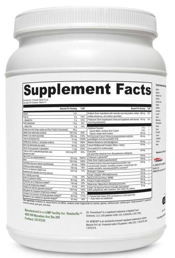 Metabolic Recovery Formula GHI "Free" – Vanilla | Digestive, Hepatic & Metabolic Support Vanilla Flavor Detoxification Dr. Retzler’s Line of Premier Supplements HormoneSynergy