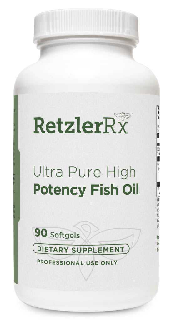 RetzlerRx® Ultra Pure High Potency Fish Oil 900 EC – Premium Omega-3 Supplement Omega 3's Cardiometabolic & Heart Health Collection HormoneSynergy