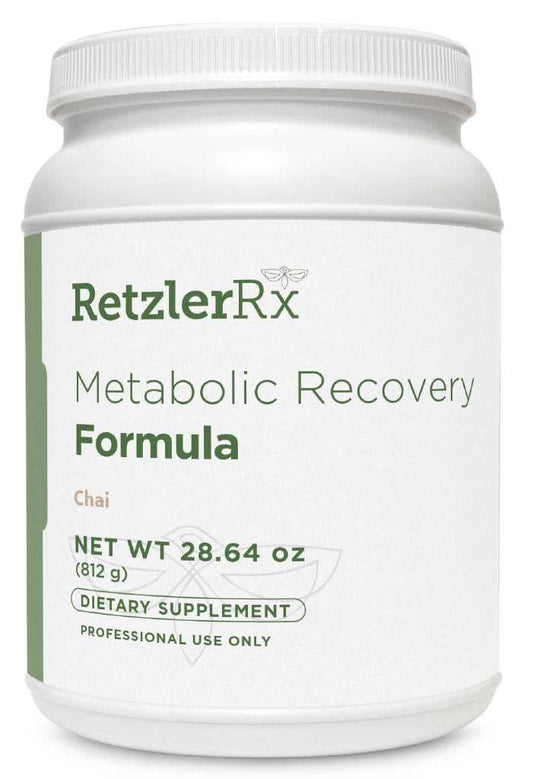 RetzlerRx Metabolic Recovery Formula GHI Chai vegan protein for GI health liver detox and metabolic support