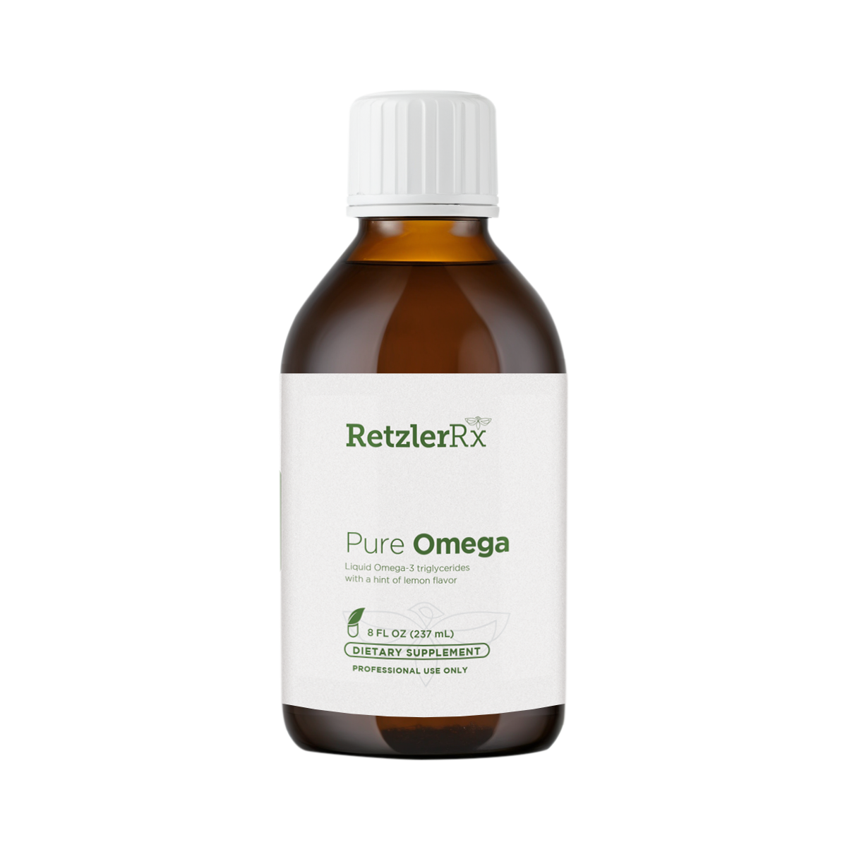 Pure Omega Liquid – High-Potency Omega-3 Fish Oil in Triglyceride Form RetzlerRx® Omega 3's Cardiometabolic & Heart Health Collection HormoneSynergy