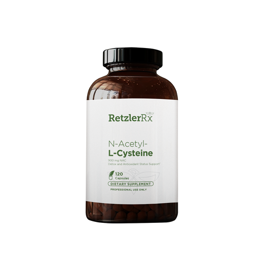 N-Acetyl-L-Cysteine (NAC) 900 mg – Antioxidant & Detox Support by RetzlerRx® Antioxidants Dr. Retzler’s Line of Premier Supplements HormoneSynergy