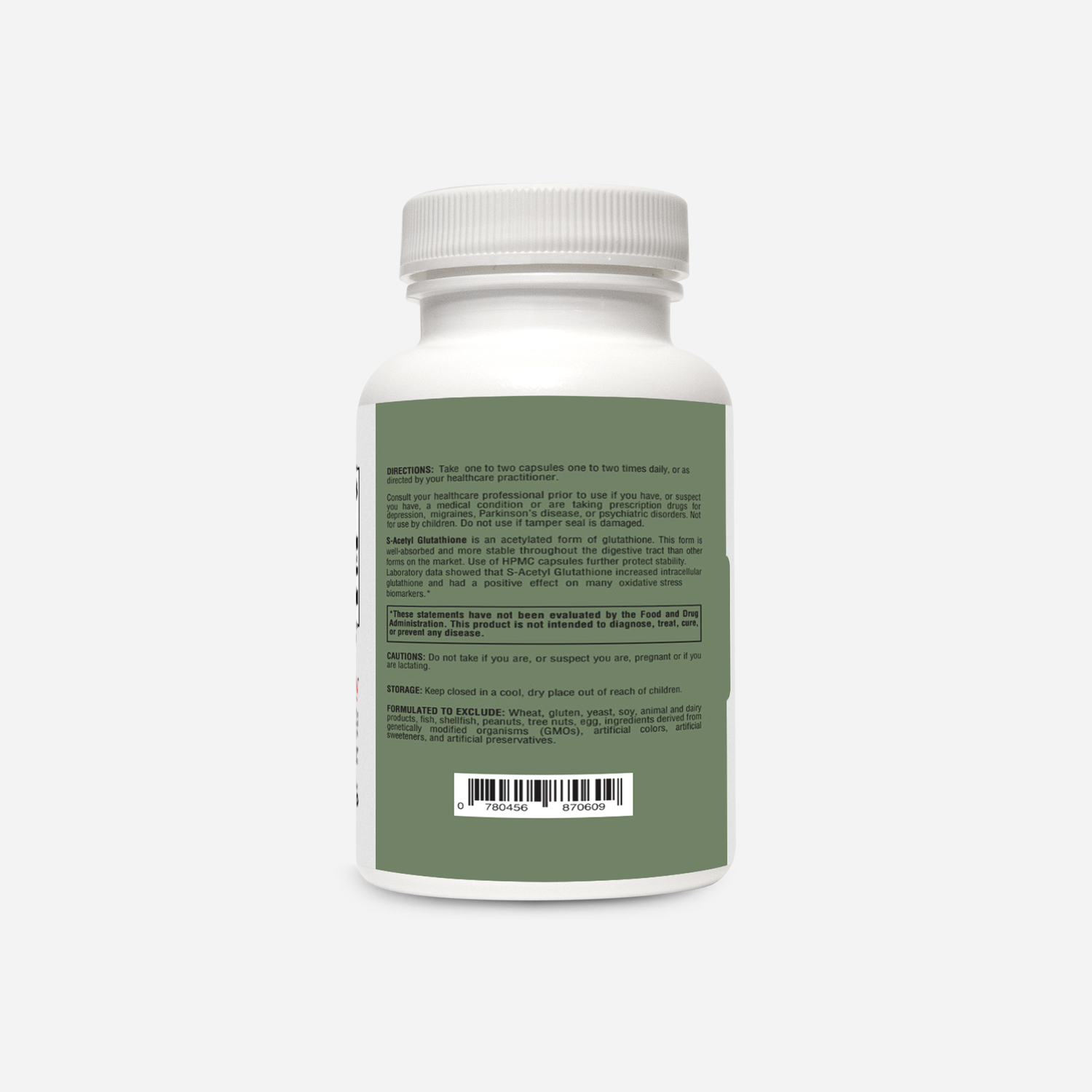 S-Acetyl Glutathione – Emothion® Advanced Antioxidant 120 ea. Acid-Resistant Capsules Antioxidants Dr. Retzler’s Line of Premier Supplements HormoneSynergy