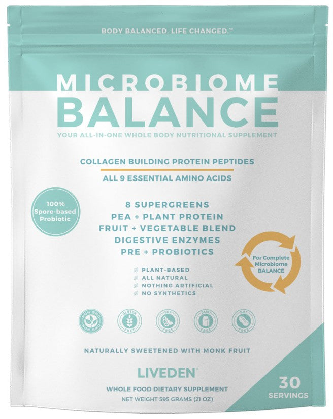 LIVEDEN Microbiome Balance All-IN-ONE Whole Body Nutritional Superfood Supplement
