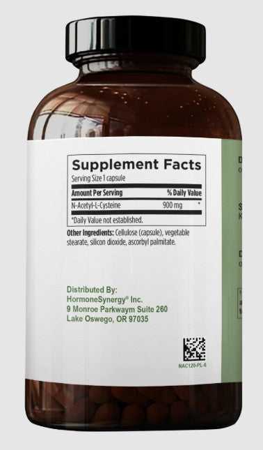 N-Acetyl-L-Cysteine (NAC) 900 mg – Antioxidant & Detox Support by RetzlerRx® Antioxidants Dr. Retzler’s Line of Premier Supplements HormoneSynergy