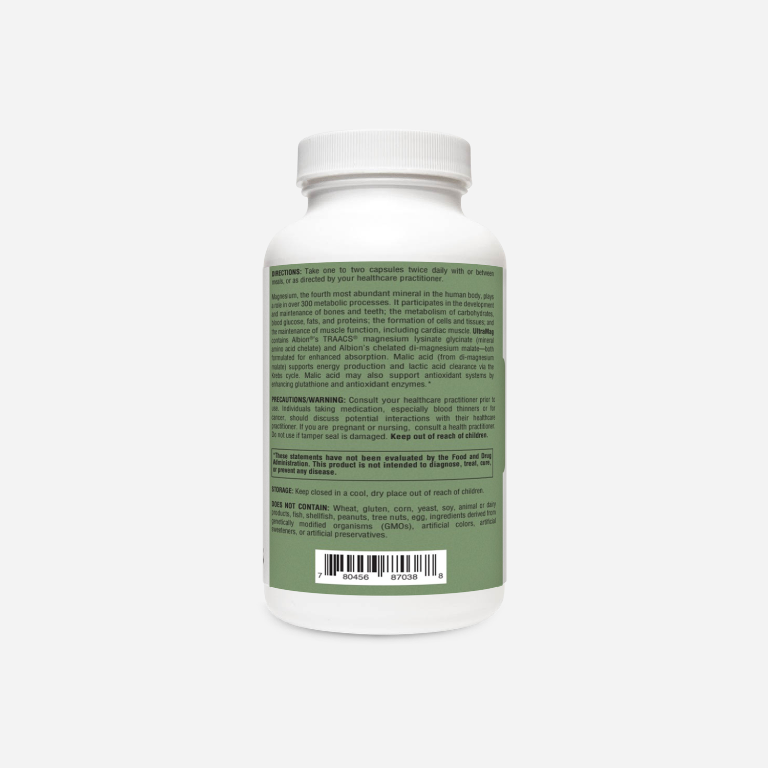 UltraMag – Albion® TRAACS® Magnesium Lysinate Glycinate by RetzlerRx® Minerals Dr. Retzler’s Line of Premier Supplements HormoneSynergy