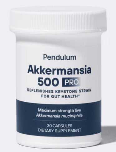 Pendulum Akkermansia 500 Pro – High-Potency Probiotic for Gut & Metabolic Wellness Probiotic GLP-1 Weight Loss for Longevity® Supplement Collection HormoneSynergy