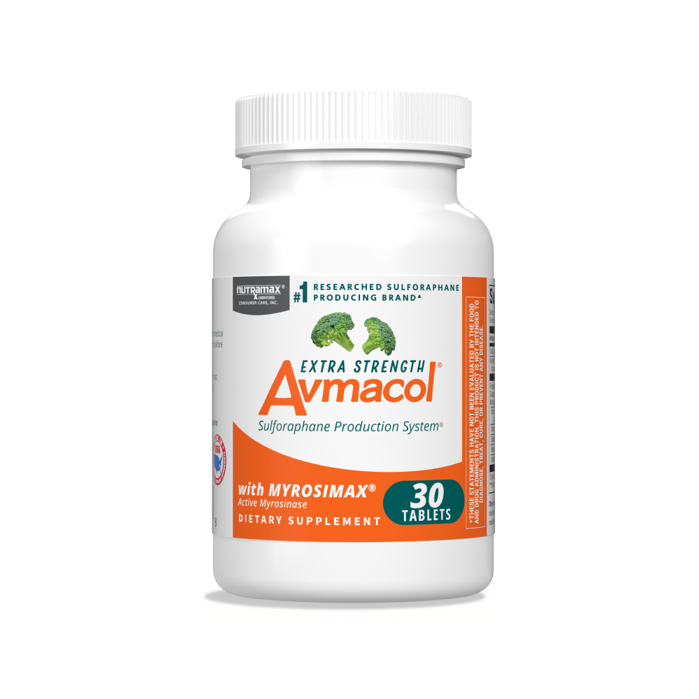 Avmacol Extra Strength sulforaphane support with beta-glucan for cellular defense and detoxification support from RetzlerRx
