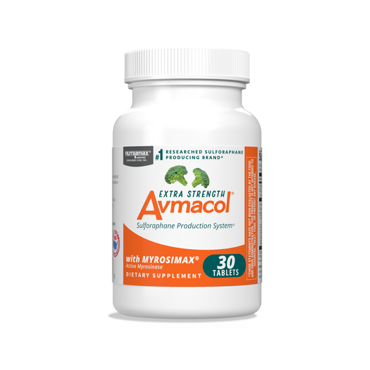 Avmacol Extra Strength sulforaphane support with beta-glucan for cellular defense and detoxification support from RetzlerRx