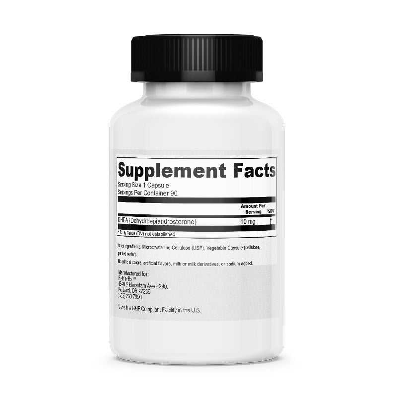RetzlerRx® DHEA 10 mg – Gentle Hormonal Balance & Vitality Support Vitamins & Supplements Adrenal Support Collection HormoneSynergy