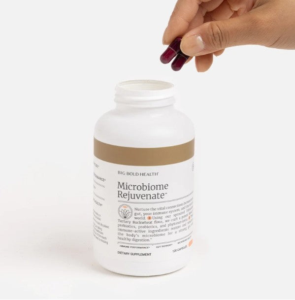 Big Bold Health Microbiome Rejuvenate Himalayan Tartary Buckwheat microbiome gut health and longevity supplement