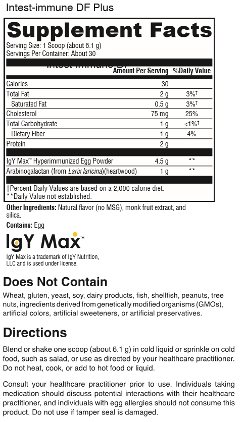 RetzlerRx® Intest-Immune DF Plus – Gut & Immune Resilience Support Dr. Retzler’s Line of Premier Supplements HormoneSynergy