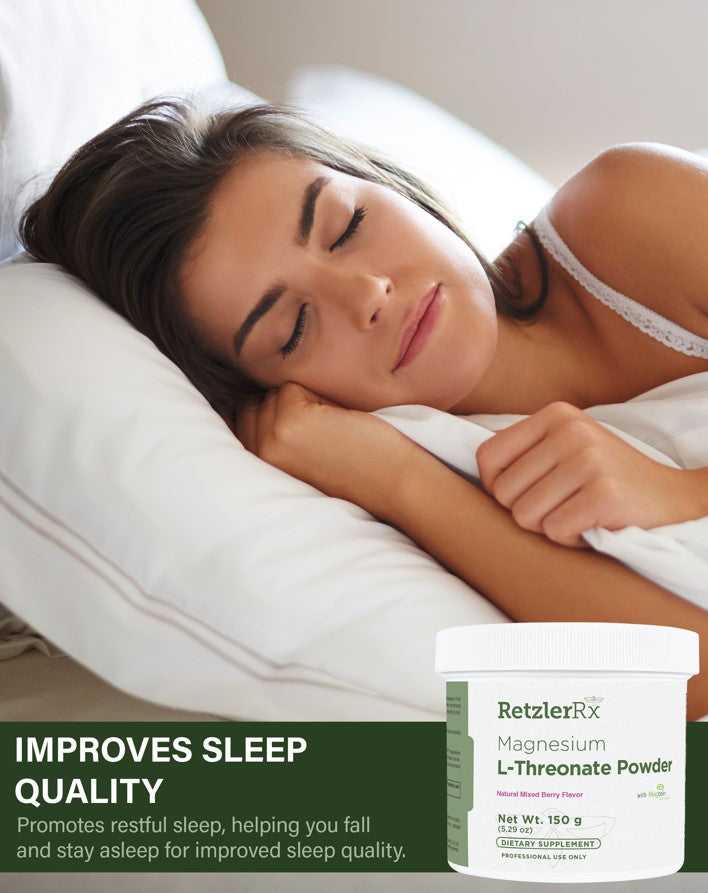 RetzlerRx® Magnesium L-Threonate Powder – Magtein® Cognitive & Sleep Support UNFLAVORED Brain and Mood Support Dr. Retzler’s Line of Premier Supplements HormoneSynergy