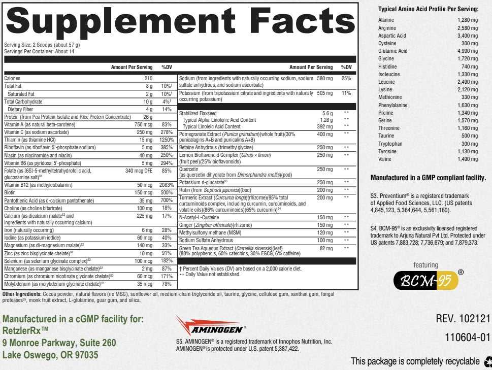 Metabolic Recovery Formula GHI "FREE" – Creamy Chocolate | Digestive, Hepatic & Metabolic Support Detoxification Dr. Retzler’s Line of Premier Supplements HormoneSynergy